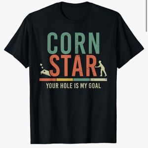 Mens Corn Hole Graphic T-shirt BNWT 2XL
